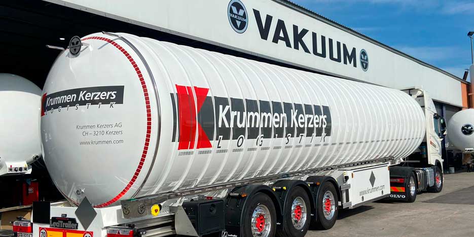 Vakuum diseña y fabrica semitrailers GNL con la tara y tiempos de aislamiento más competitivos, adaptados a las necesidades de nuestros clientes